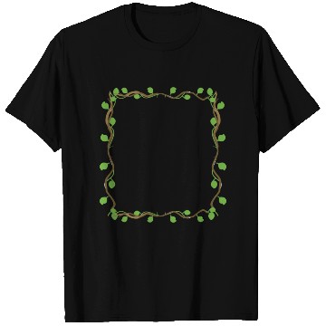 Discover Leaves square shape icon quadrilateral T Shirts