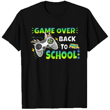 Discover Controller Game Over Back To School Gaming Lover T Shirts