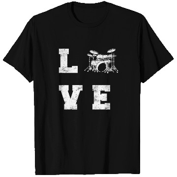Discover Love Percussion Drums Funny Drummer Band Music Dru T Shirts