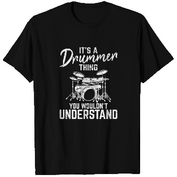Discover It's A Drummer Thing Funny Drummer Band Percussion T Shirts