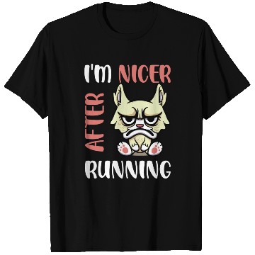 Discover I'm Nicer After Running T Shirts