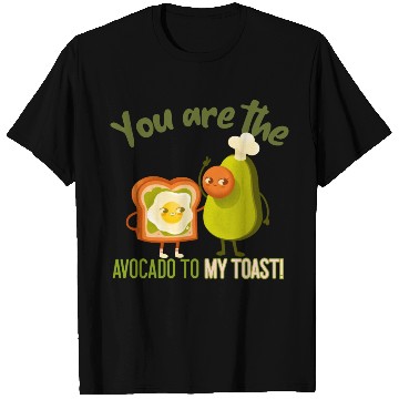 Discover You Are The Avocado To My Toast Vegan Couple T Shirts