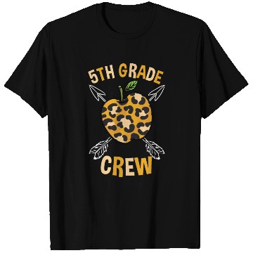 Discover 5th Grade Back To School Crew Leopard Print T Shirts