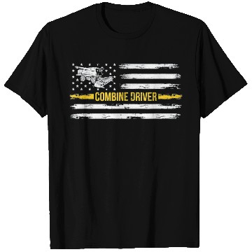 Discover Combines Harvester Driver T Shirts