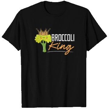 Discover Broccoli King Broccoholic Vegetable Vegetarian T Shirts