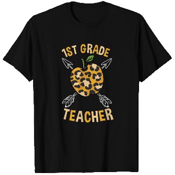 Discover 1st Grade Back To School Teacher Leopard Print T Shirts