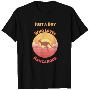 Discover Just A Boy Who Loves Kangaroos T Shirts