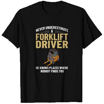 Discover Forklift Operator Driver Lift Truck Training T Shirts