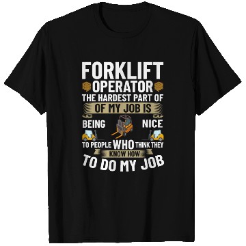 Discover Forklift Operator Driver Lift Truck Training T Shirts
