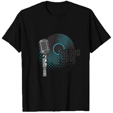 Discover guitar and a microphone for the concert T Shirts
