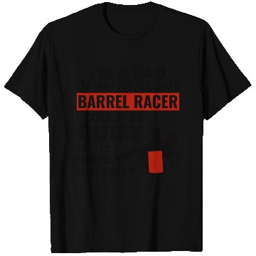 Discover Barrel Racer Racing Horse Riding Dad Fathers day T Shirts