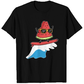 Discover Watermelon Surfing Windsurfer Gift T Shirts