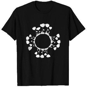 Discover circle nature flowers roses T Shirts