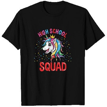 Discover High School Squad Unicorn Girls Back To School T Shirts