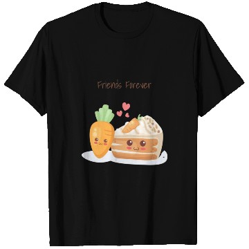 Discover Friends Forever Carrot & Cake T Shirts