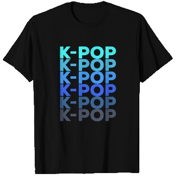 Discover K-POP blue repetition from WhatTheKpop T Shirts