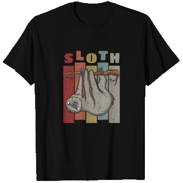 Discover Sloth Retro T Shirts