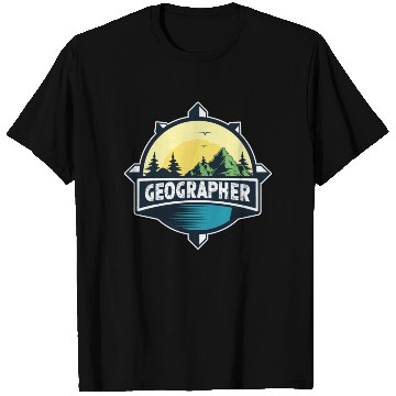 Discover Geographer Geographic Geography Teacher Student T Shirts
