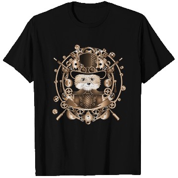 Discover Steampunk fox with cylinder hat in the frame T Shirts