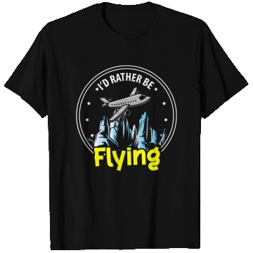 Discover Pilot Job Airfield Flight School T Shirts