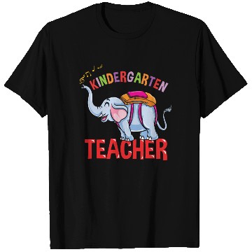 Discover Back To School Elephant Kindergarten Teacher T Shirts