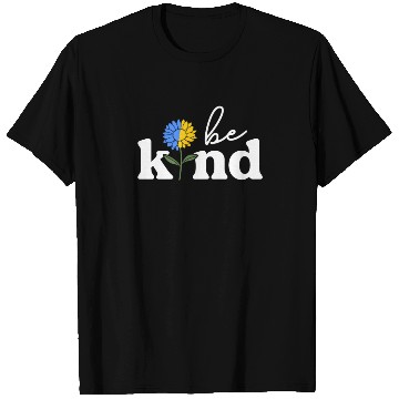 Discover Be Kind Yellow Blue Sunflower World Down Syndrome T Shirts