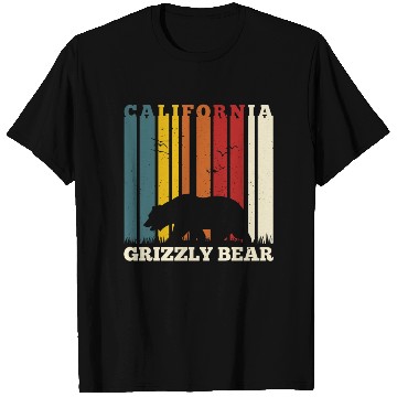Discover California Bear Retro T Shirts