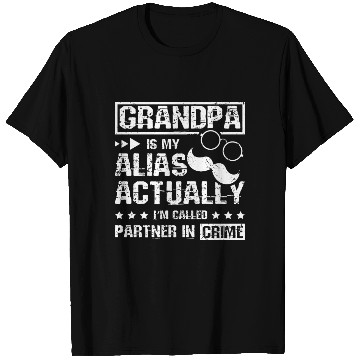 Discover Grandpa partner in crime T Shirts