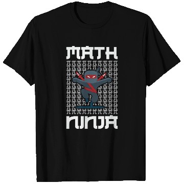 Discover Math Teacher Math Ninja T Shirts