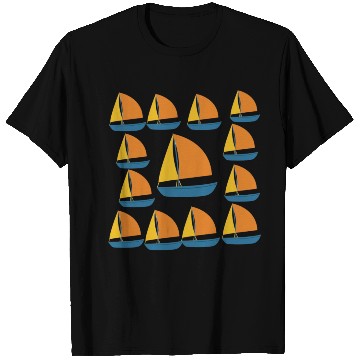 Discover Sailboat boats stars ocean T Shirts