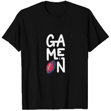 Discover Game on rugby american football T Shirts