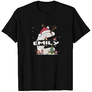 Discover Emily Christmas - Emily Name funny Xmas T Shirts