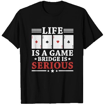 Discover Gambling Cards Poker Face Regulars' Table T Shirts
