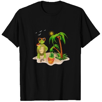 Discover Summer Turtle With Pineapple T Shirts