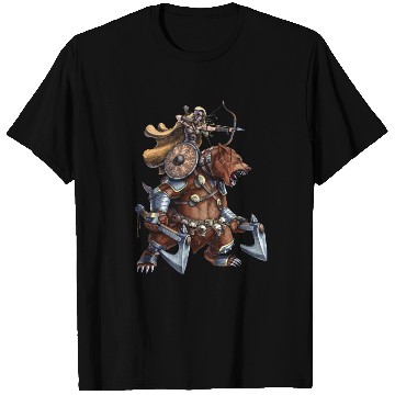 Discover Norse Bear Viking Warrior T Shirts