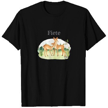 Discover Waldtier Deer Flowers Name Fieter T Shirts