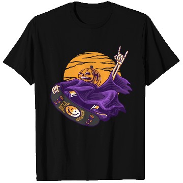 Discover GRIM REAPER SKATEBOARD T Shirts