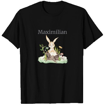 Discover Waldtier Reh Hase Hedgehog Flowers Name Maximilian T Shirts