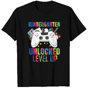 Discover Kindergarten Unlocked Level Up BackTo School T Shirts