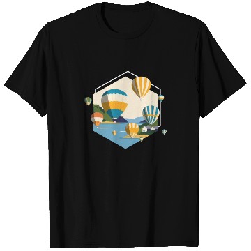 Discover Hot Air Balloon Driving Flight T Shirts