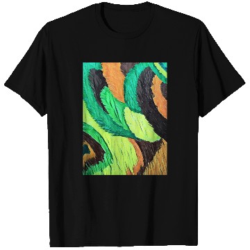 Discover Colorful flow grass art T Shirts