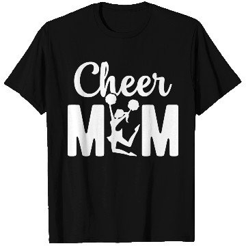Discover Womens Cheer Mom Gymnastics Cheerleading Mom Squad T Shirts