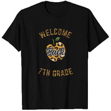 Discover Welcome Back To 7th Grade Leopard Print T Shirts