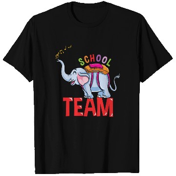 Discover Back To School Elephant School Team T Shirts