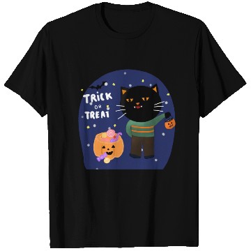 Discover Trick or Treat cartoon design T Shirts