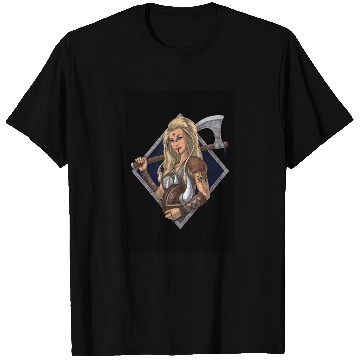 Discover Female Nordic Viking Warrior T Shirts