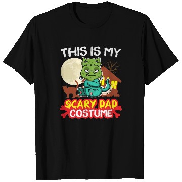 Discover This Is My Scary Dad Costume Funny Halloween T Shirts