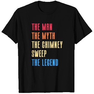 Discover Profession Fireplace Chimney Sweep T Shirts