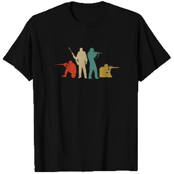 Discover Buck Deer Hunting Hunter Retro T Shirts