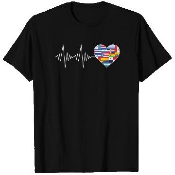 Discover Hearts Beat Spanish Flags Hispanic Heritage Month T Shirts